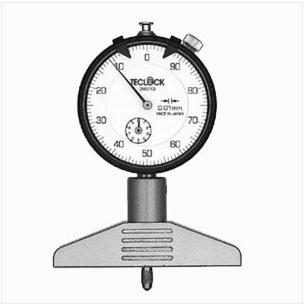 得乐DM213深度表10*0.01mm钢球圆头深度计