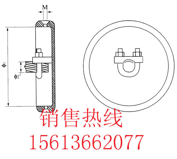  订制各种型号MGF(Z)型封头(阻尼型)