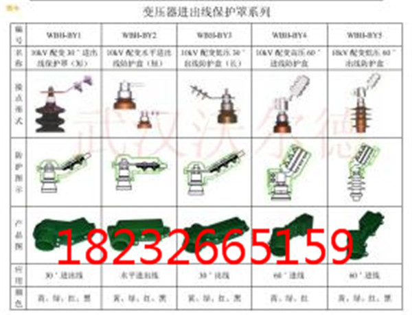 厂家直销  跌落开关保护套  避雷器保护套  橡胶护套