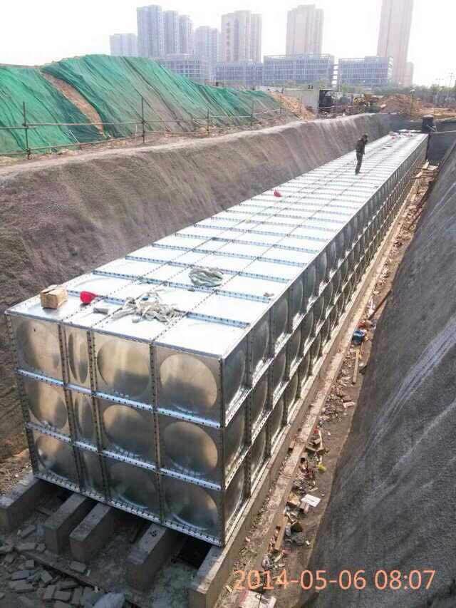 专业制作广西桂林箱泵 地埋式不锈钢水箱(BDF水箱)