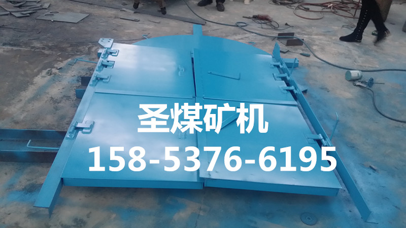 双扇钢质防火栅栏门