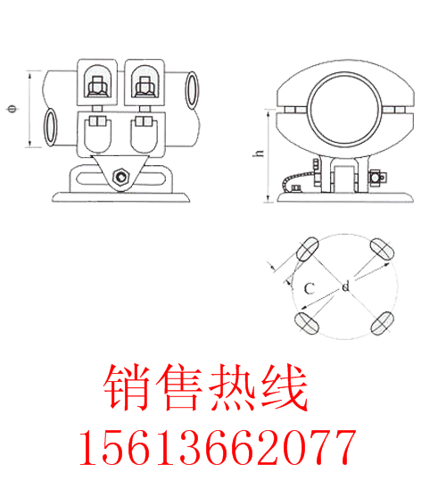 国标铝合金固定支撑管母线金具厂家报价