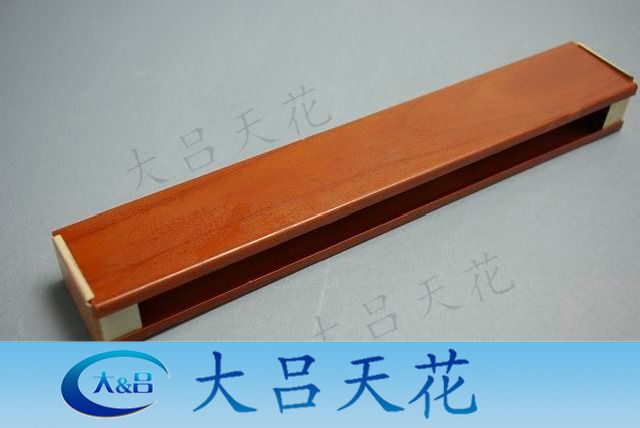 佳顿凹槽铝方通铝合金木纹铝方通 U型铝方通吊顶幕墙材料厂家订做