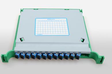 12芯一体化熔纤盘SC方头束状光纤尾纤接ODF光交箱用