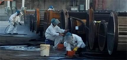 安徽蚌埠化工厂换热器高压水清洗_蚌埠化工厂换热器疏通除垢清洗