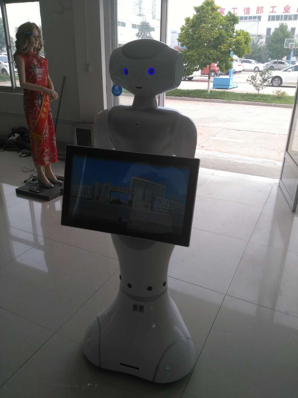 商务营销机器人。