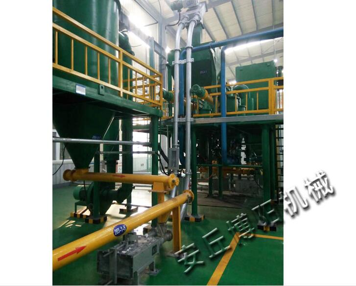 碳酸钙粉管链提升机、管链式输送设备