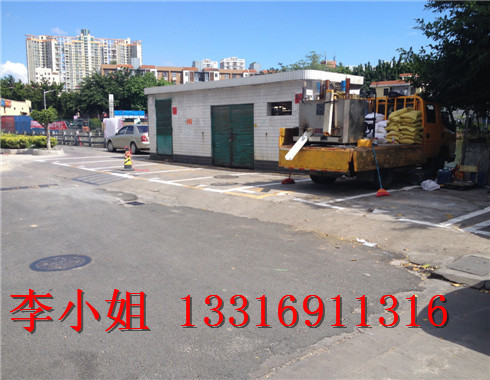 大发埔停车场划线路交通线标线怎么做，消防通道画字