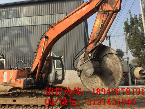 挖掘机改装开山锯 柳工岩石锯 适用200-300型挖机 现货供应