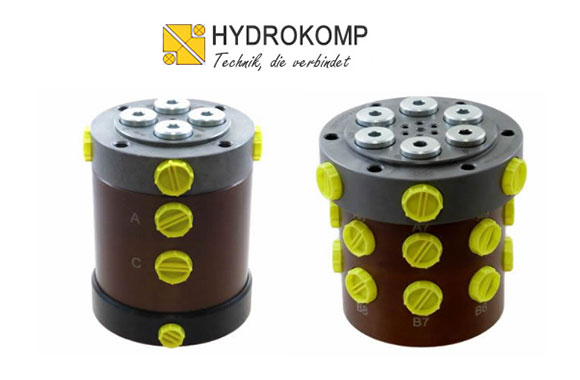 Hydrokomp转台油路分配器-德国Hydrokomp快换接头KM-3-EG002