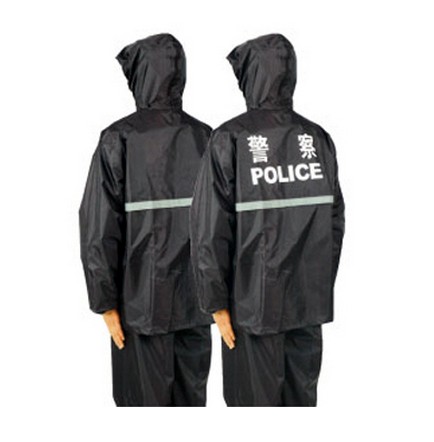 警察雨衣，警察分体式雨衣，警察防雨服