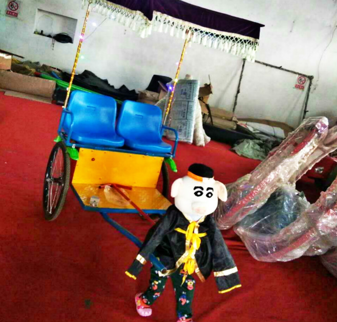 河北双人机器人拉车厂家