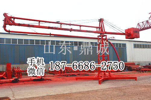 甘肃兰州工地施工12米塔吊布料机 手动移动布料机 建筑混凝土机械