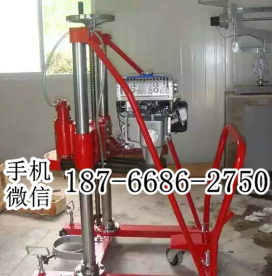 宁夏石嘴山混凝土内燃式钻孔取芯机  小型汽油混凝土芯样钻取机 取芯钻机