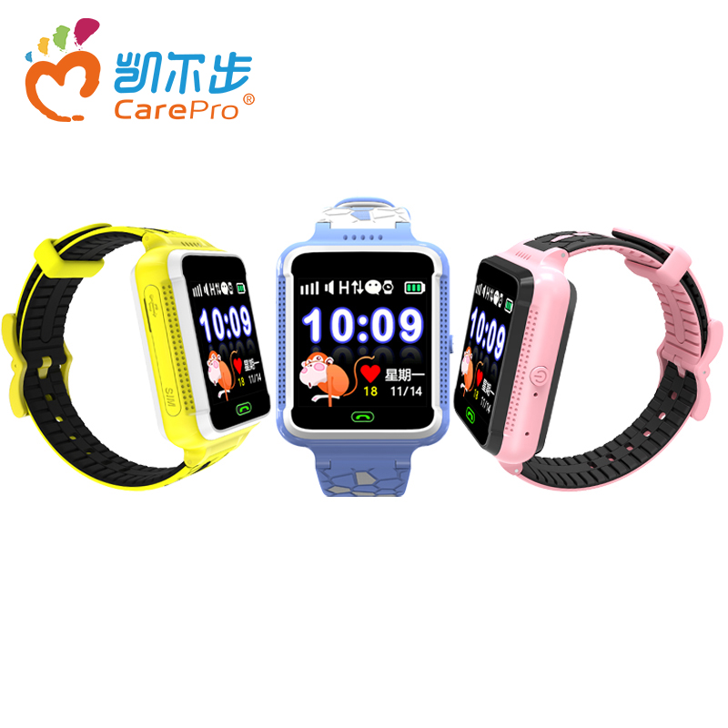 CarePro凯尔步新款gps定位手表 大触摸屏中英文可插卡电话的手表在线批发