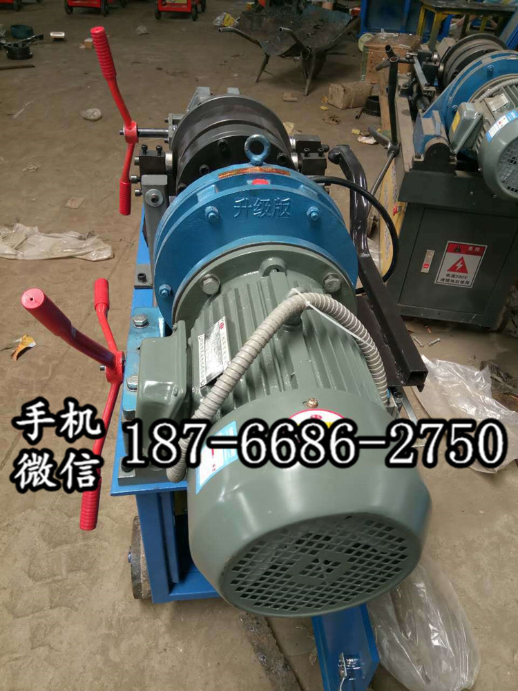 福建福州钢筋直螺纹滚丝机 建筑工程带肋钢筋丝头加工机械 钢筋剥肋滚丝机