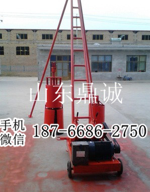 甘肃临夏旱井打桩机 全套设备土层型电动洛阳铲 安全操作地基打眼夯 建房地基打孔机 60型基础夯式打桩机 基地建筑打夯机