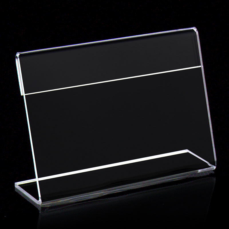 厂家直销创意亚克力L形透明台卡桌牌席位牌