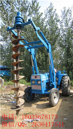 出售挖坑机 线杆挖坑机 拖拉机挖坑机供应商