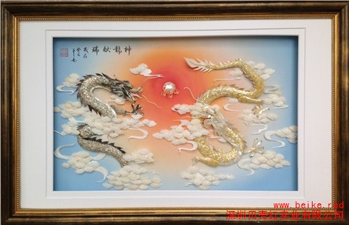 北海贝雕画展览 各地贝雕画供应 贝壳红供