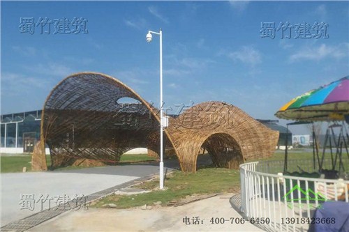 竹艺建筑竹建筑价格竹建筑造价蜀竹建筑供