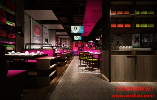 工业风火锅店装修 工业风火锅店设计 工业风火锅店装修公司 迪