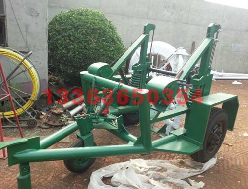 5T电缆盘拖车 电缆放线车8T 电缆线盘放线拖车