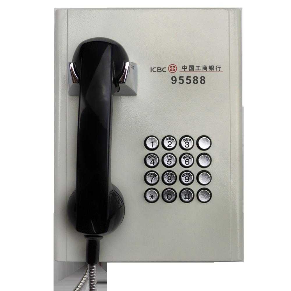 公用自助电话机，银行服务电话机，壁挂式银行电话机