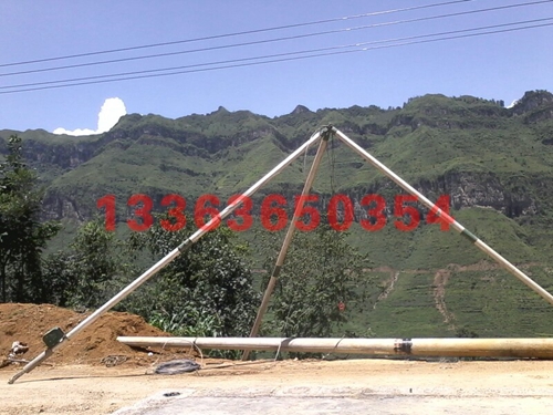 立杆器  120管 山区用 抱杆 承重