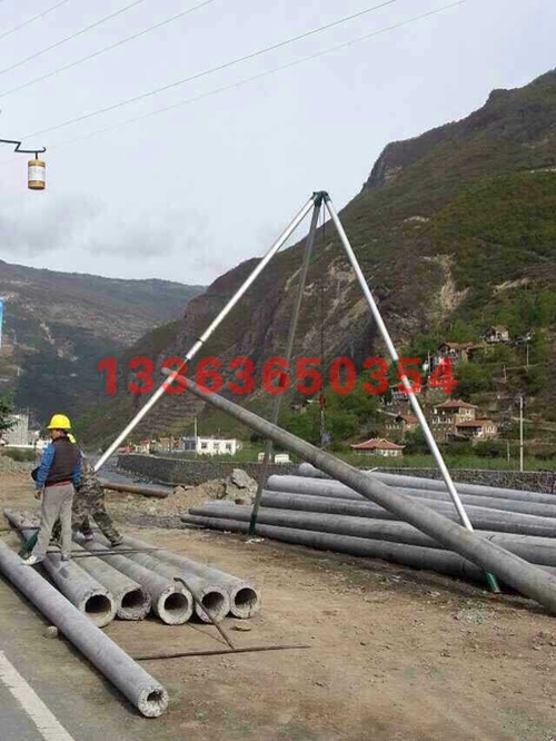 立杆器  120管 木抱杆  人字抱杆 厂家直销