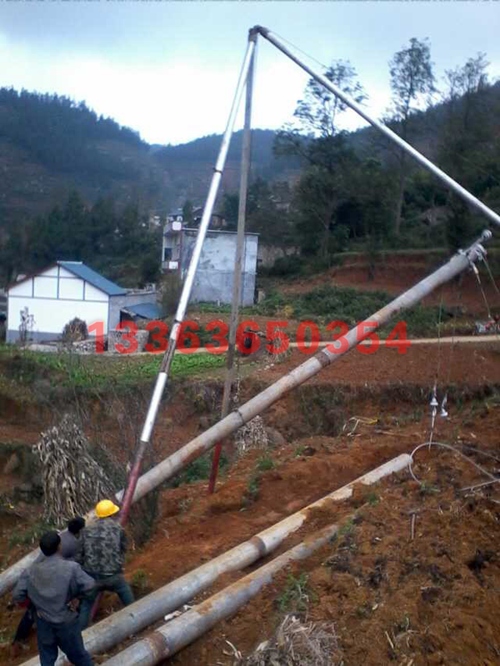 立杆器  120管 木抱杆  铝合金 质优价廉