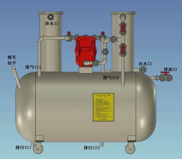 机床清油泥槽液更换设备