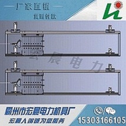 接触网专用隧道坠砣限制架直行坠砣限制架