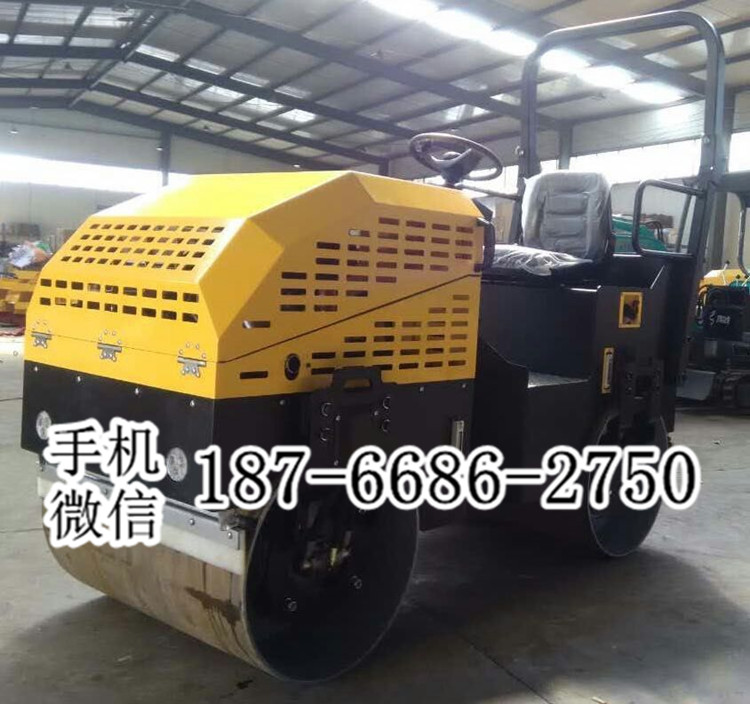 辽宁阜新DC-51C两吨全液压座驾式振动压路机 2吨双钢轮震动压实机 回填土碾压机 进口液压系统双驱行走无级变速振动轧道机