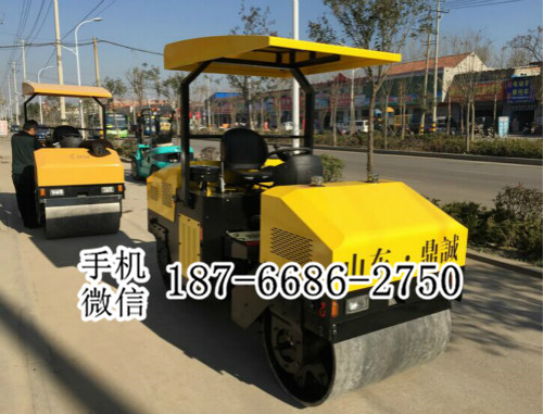 贵州都匀3吨全液压震动压路机 双钢轮柴油振动碾 驾驶式压实机 双驱液压行走无极调节马路压实机