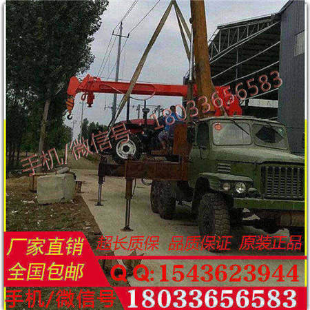16T吊车改装挖坑机 吊车挖坑机 六驱汽车吊车钻孔机 六轮驱动汽车吊挖坑机