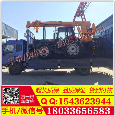 挖坑立杆一体机 改装挖坑立杆两用机  拖拉机改装吊杆挖坑机