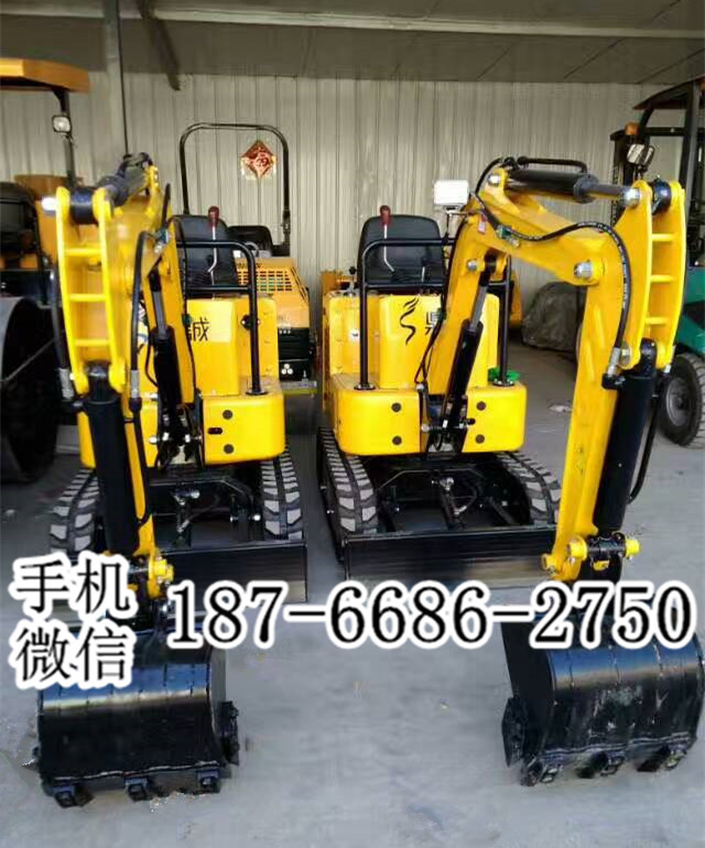 贵州铜仁性价比高轻型1吨履带式挖掘机 可选配破碎锤多功能推土挖沟一体机