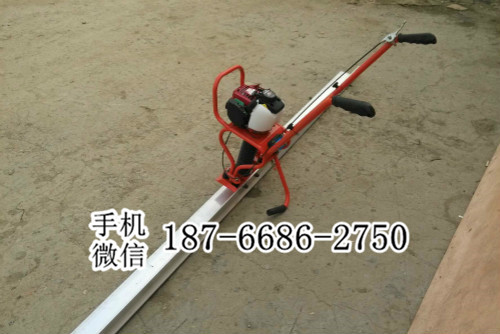 贵州遵义手扶式混凝土整平机 汽油马路震平尺 小型简易水泥地坪平地机 平房地面振平尺