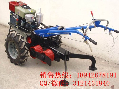 手扶柴油拖拉机绞磨机 轮式绞磨机 5T拖拉机绞磨 质保一年