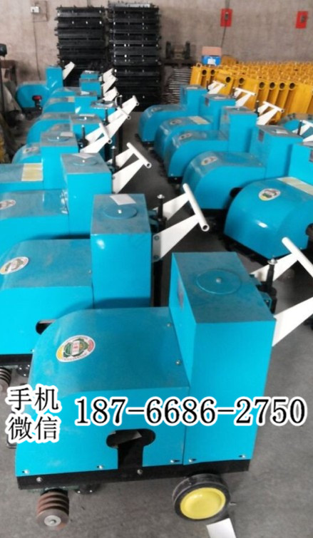 陕西榆林手推式电动马路刻纹机 混凝土路面刻纹机 水泥路面切纹机