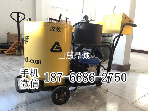 江西上饶马路路面修补60L小型灌缝机 市政路面养护乳化沥青灌缝机 手推式加拖行沥青灌缝机