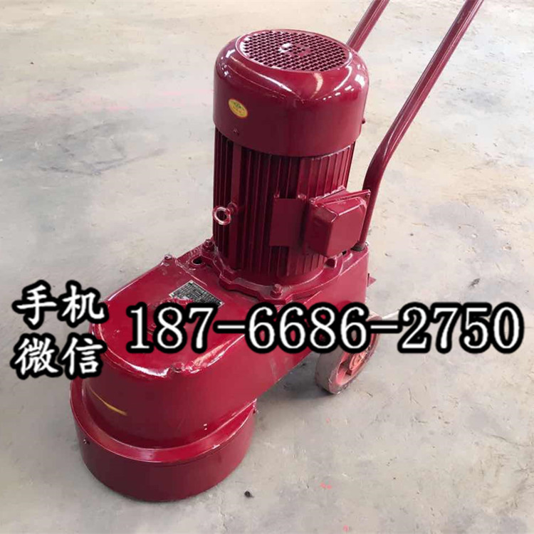 云南临沧路面抛光打磨机 小型手推式350型水磨石地坪磨削机