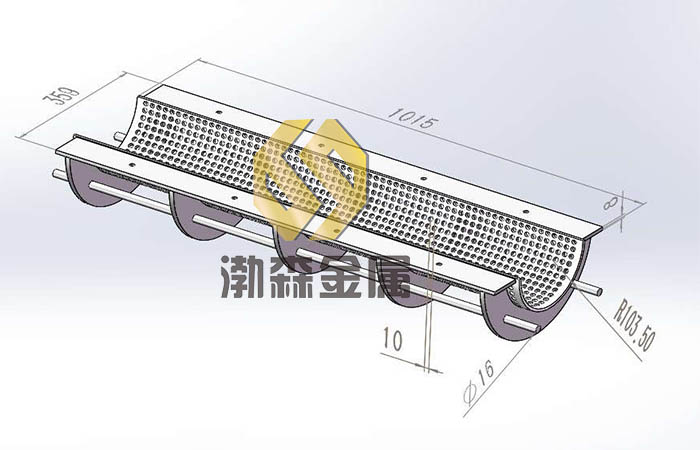 不锈钢楔形网滤芯 固液分离筛网 干湿分离机网筛纯圆筛管筛板滤芯