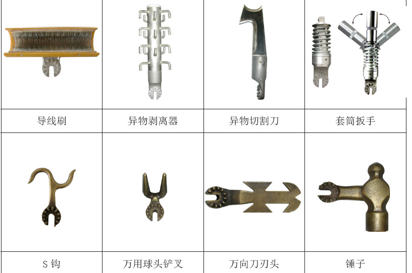 10kV绝缘操作杆套装 带电作业用组合工具 可更换操作头