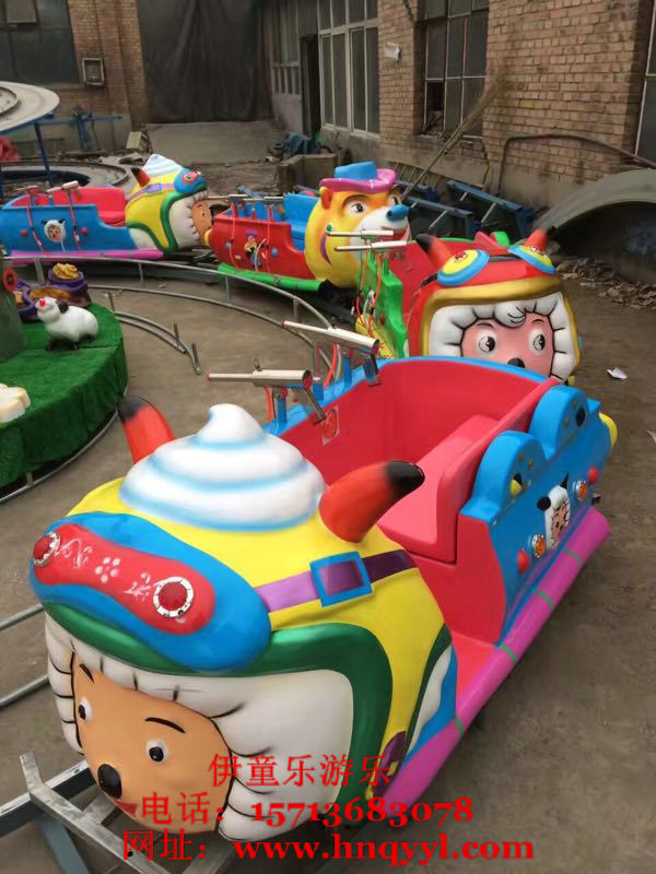 伊童乐游乐厂家直销儿童游乐设备优质好产品熊出没水路战车