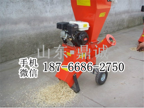 云南楚雄汽油树枝秸秆回收粉碎机 小型多功能立式碎木机 卧式碎枝机