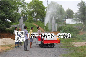 湖南娄底自走履带式喷药机 300L打药桶喷雾机 农用风送打药机
