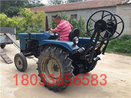 80拖拉机绞磨机 牵引用拖拉机绞盘 拉电缆用拖拉机工具
