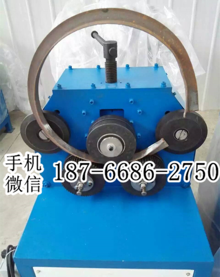 广东惠州50型角铁卷圆机价格 机械式电动法兰滚圆成型机 角钢弯圆机